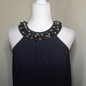 Lilly Pulitzer Likenew Shawn Dress Onyx $238 Size S Beaded Collar